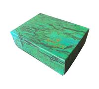 ROUHO Boîte à Montre Portable Verte Style Vintage Insert Éponge Cuir PU Rangement Bijoux pour Rolex Explorer II