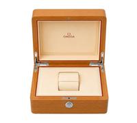 ROUHO Boîte Vitrine Montre Chêne Étui Montre en Bois Support Bracelet Seul Crème Intérieur Doux Set avec Accessoires pour Omega Constellation