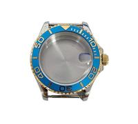 ROUHO Boîtier Montre Métal 40mm Fenêtre Cristal Loupe Date, Boîtier Modification 20mm Entrecorne pour Mouvement NH35 NH36-#6