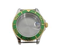 ROUHO Boîtier Montre Métal 40mm Fenêtre Cristal Loupe Date, Boîtier Modification 20mm Entrecorne pour Mouvement NH35 NH36-#12