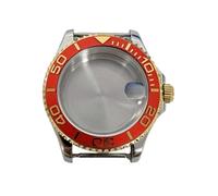 ROUHO Boîtier Montre Métal 40mm Fenêtre Cristal Loupe Date, Boîtier Modification 20mm Entrecorne pour Mouvement NH35 NH36-#7