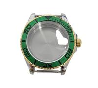 ROUHO Boîtier Montre Métal 40mm Fenêtre Cristal Loupe Date, Boîtier Modification 20mm Entrecorne pour Mouvement NH35 NH36-#11