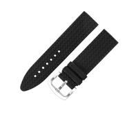 ROUHO Bracelet Montre 21mm 23mm Silicone Ondulé Caoutchouc Étanche Boucle Acier Inoxydable Remplacement Souple pour Chopard Mille Miglia Series A2 21mm