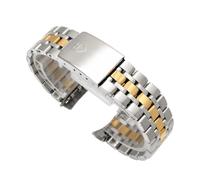 ROUHO Bracelet Montre Acier Inoxydable Bracelet Métallique 13mm 17mm 19mm 20mm Embout Arrondi Style Jubilee Maillons Remplacement for Tudor Prince & Princess Classic