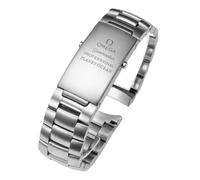 ROUHO Bracelet Montre Acier Inoxydable Bracelet Métallique 20mm 22mm Rechange Extrémité Courbe Brossé Maillons Professionnels Look for Omega Seamaster Diver 300M - A1 22mm