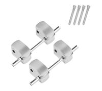 ROUHO Bracelet Montre Raccord de Fin Kit Métal Montre Pièces de Connexion Vis pour Audemars Piguet Royal Oak Offshore 15400 15500 26331 15202-Argent 3.5mm
