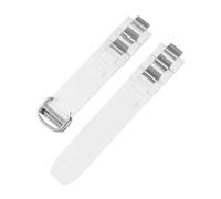 ROUHO Bracelet Montre Silicone Étanche Caoutchouc Fermoir Boucle Déployante Acier Inoxydable Souple pour Cartier 21 Chronoscaph