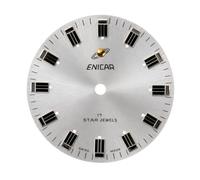 ROUHO Cadran Acier Inoxydable Façade Métallique 29mm Rond Motif Rayon Soleil Remplacement Pièce Horlogerie Rechange Élément pour ENICAR AR160