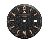 ROUHO Cadran Acier Inoxydable Façade Métallique 8215 2824 2836 2892 Mouvement Maintenance Élément Rechange Horlogerie Accessoires Pièce pour Vacheron Constantin - A6 32.5mm