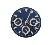 ROUHO Cadran Chronographe Racing 29.5mm, Une Face Personnalisée Lumineuse Pièces Mod pour Seiko VK63 Movement-A2