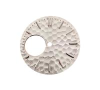 ROUHO Cadran Cœur Ouvert Martelé 28.5mm, Une Face Lumineuse Couronne 3h Modification pour Seiko NH38 Movement-S7
