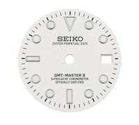 ROUHO Cadran de Montre Acier Inoxydable NH34 GMT Mouvement Composant 28.5mm Lumineux Face Métallique Guichet Date Horlogerie Rechange pour Seiko - A6