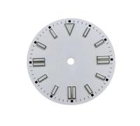 ROUHO Cadran Soleillé 28.5mm, Une Face de Garde-Temps Lumineuse Couronne 3h sans Date Horlogerie pour Seiko NH35 Miyota 8215 ETA 2836-2 Movement-H1