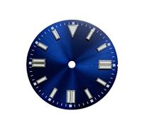 ROUHO Cadran Soleillé 28.5mm, Une Face de Garde-Temps Lumineuse Couronne 3h sans Date Horlogerie pour Seiko NH35 Miyota 8215 ETA 2836-2 Movement-H5