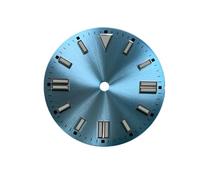 ROUHO Cadran Soleillé 28.5mm, Une Face de Garde-Temps Lumineuse Couronne 3h sans Date Horlogerie pour Seiko NH35 Miyota 8215 ETA 2836-2 Movement-H3