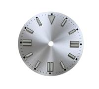 ROUHO Cadran Soleillé 28.5mm, Une Face de Garde-Temps Lumineuse Couronne 3h sans Date Horlogerie pour Seiko NH35 Miyota 8215 ETA 2836-2 Movement-H2