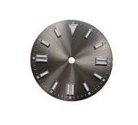 ROUHO Cadran Soleillé 28.5mm, Une Face de Garde-Temps Lumineuse Couronne 3h sans Date Horlogerie pour Seiko NH35 Miyota 8215 ETA 2836-2 Movement-H7