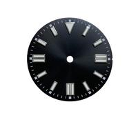 ROUHO Cadran Soleillé 28.5mm, Une Face de Garde-Temps Lumineuse Couronne 3h sans Date Horlogerie pour Seiko NH35 Miyota 8215 ETA 2836-2 Movement-H4