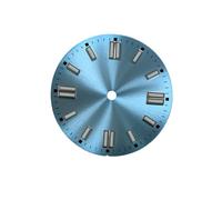 ROUHO Cadran Soleillé 28.5mm, Une Face de Garde-Temps Stérile Couronne 3h sans Date Mod pour Seiko NH35 Miyota 8215 ETA 2836 Movement-E5