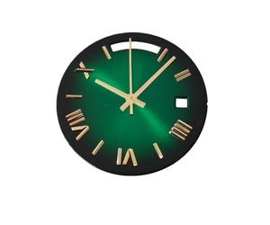 ROUHO Cadran Soleillé 30.8mm avec Chiffres Romains, Face de Montre Pièces Remplacement Mod pour Miyota 8285 Movement-H6