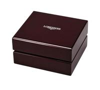 ROUHO Coffret Montre en Bois Massif Étui Montre Compact avec Coussin Moelleux Couvercle Rabattable Bouton Pression Table de Nuit pour Longines PrimaLuna