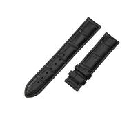 ROUHO Durable 18mm Cuir Véritable Bracelet Montre Polyvalent Remplacement Poignet Sangle Montre pour Tissot Le Locle T41 T006 T049407A-Noir