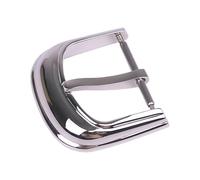 ROUHO Durable Remplacement Bracelet Montre Fermoir Homme & Femme Montre Réparation Boucle Ardillon pour Franck Muller-Argent 16mm