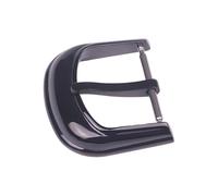 ROUHO Durable Remplacement Bracelet Montre Fermoir Homme & Femme Montre Réparation Boucle Ardillon pour Franck Muller-Noir 14mm