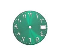 ROUHO Face de Montre Arabe Orientale, Une Plaque Cadran Personnalisée 28.5mm Soleillé Horlogerie pour Seiko NH70/35/36 Movement-B5