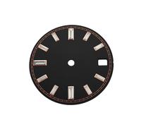 ROUHO Face de Montre Baguette Élégante, Une Plaque Cadran Soleillé 28.5mm Horlogerie pour Seiko NH35 NH36 Movement-G2