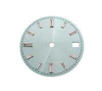 ROUHO Face de Montre Baguette Élégante, Une Plaque Cadran Soleillé 28.5mm Horlogerie pour Seiko NH35 NH36 Movement-G6