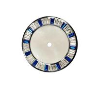 ROUHO Face de Montre Motif Coquillage, Une Plaque Cadran Nacre 28.5mm Horlogerie Personnalisée pour Seiko NH35 NH36 Movement-A1