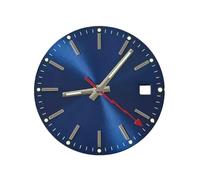 ROUHO Face Montre Soleillé avec Seconde Flèche, Une Plaque Cadran Lumineuse 28.5mm Mod Personnalisé pour Miyota 8215 Movement-D8