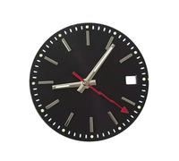 ROUHO Face Montre Soleillé avec Seconde Flèche, Une Plaque Cadran Lumineuse 28.5mm Mod Personnalisé pour Miyota 8215 Movement-D17