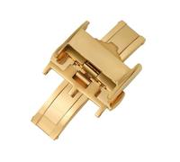 ROUHO Fermoir Déployant de Montre 16mm 18mm, Boucle Papillon en Acier de Rechange à Poussoir pour Longines Master Collection-A2 12mm