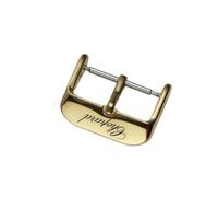 ROUHO Fermoir Déployant de Montre en Acier, Boucle Pliante avec Déverrouillage par Poussoir pour Chopard Happy Diamonds-A2 12mm