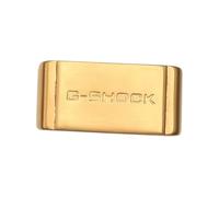 ROUHO Métal Gardien Loop Bracelet Montre, Ajustable Bracelet Montre Porte-Fermoir pour Casio G-Shock GA100 GG-1000 GX-56 GW-9400-Or 18mm