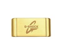 ROUHO Métal Gardien Loops Bracelet Montre, Smart Montre Remplacement Retient Accessoires pour Casio G-Shock 5600 6900 110 GW-9400-Or 22mm