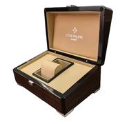 ROUHO Rangement Montre en Bois Coffret Montre Compact avec Coussin Souple Coussin Amovible Finition Brillante Rangement Soigné pour Patek Philippe Nautilus