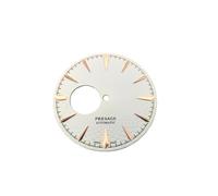 ROUHO Rétro Habillée Montre Pièces Mod - Adapté pour Mouvement Seiko NH35 NH36 NH38, 35mm Grand Cadran Remplacement Modification Kits pour Seiko-Cadrans de Montre F