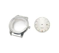 ROUHO Rétro Habillée Montre Pièces Mod - Adapté pour Mouvement Seiko NH35 NH36 NH38, 35mm Grand Cadran Remplacement Modification Kits pour Seiko-Boîtier Montre + Cadrans G