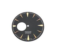 ROUHO Rétro Habillée Montre Pièces Mod - Adapté pour Mouvement Seiko NH35 NH36 NH38, 35mm Grand Cadran Remplacement Modification Kits pour Seiko-Cadrans de Montre H