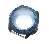 ROUHO Robuste Noir 42mm Plongée Boîtier Montre Double Couche Saphir Lentille Adapté pour Mouvement Automatique NH35, Mod Boîtier Montre Kit pour Seiko SKX007-S 1