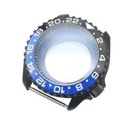 ROUHO Robuste Noir 42mm Plongée Boîtier Montre Double Couche Saphir Lentille Adapté pour Mouvement Automatique NH35, Mod Boîtier Montre Kit pour Seiko SKX007-S 9