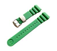 ROUHO Silicone Bracelet Montre Homme Sport, Remplacement Bande Montre Accessoires pour Seiko Prospex SPR007 Abalone Sumo Tuna-Vert 20mm