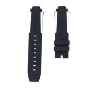 ROUHO Silicone Bracelet Montre Sport, Antitranspirant Caoutchouc Bande Montre pour Tissot PRC 100 1835 T111417-Blanc