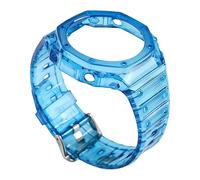 ROUHO Souple Lunette Bracelet Modification Kit, Étanche Silicone Bracelet Montre Boîtier Set pour Casio GA2100 GA2110 GA-B2100