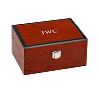ROUHO Support Montre en Cuir Étui Montre à Rabat avec Coussin Moelleux et Doublure Douce Format Bureau Table de Nuit pour IWC Da Vinci