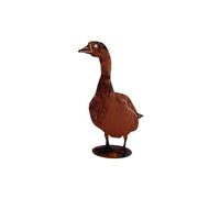 Rouille & fixe stand - Haute Qualité Décoration de jardin - Oie - Debout - Hauteur : 60 cm - sur plaque