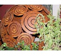 Rouille Noble Boule de Décoration Filigranne, Décoration de Jardin